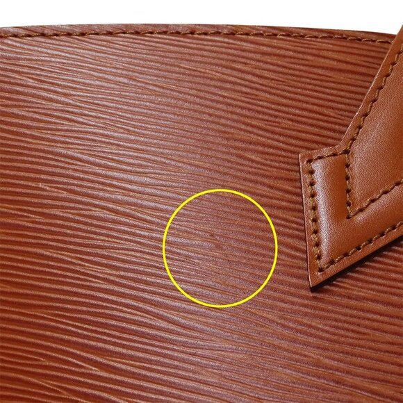 LOUIS VUITTON Brown Leather Bag - Picture 9 of 16